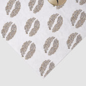 Glam Lips Kiss Glamour Chic Monogram Modernes Part Seidenpapier (Ausschnitt)