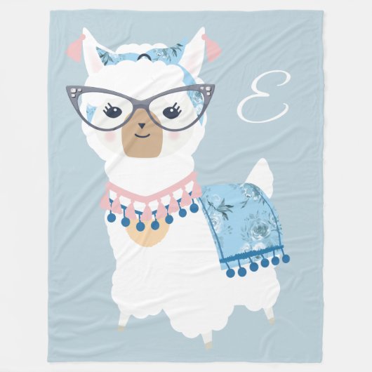 Glam Llama-Decke Fleecedecke (Vorderseite)