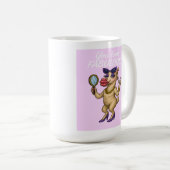 Glam Llama - Fabelhaft von Kopf bis Hoof Kaffeetasse (VorderseiteRechts)