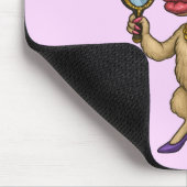 Glam Llama - Fabelhaft von Kopf bis Hoof Mousepad (Ecke)