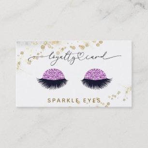 *~* Glam LOGO Gold Eyes QR Visitenkarte