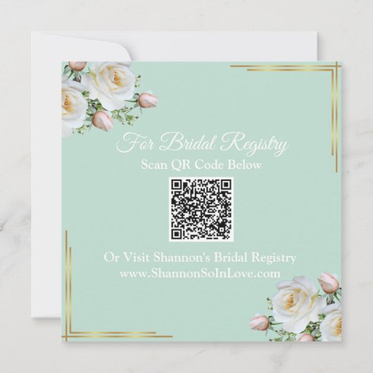 Glam Lux Einladungen (Rückseite)