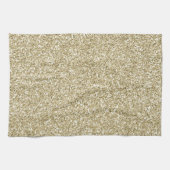 Glam Luxe Gold Glitzer       Geschirrtuch (Horizontal)