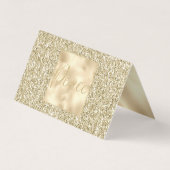 Glam Luxe Gold Glitzer Peace (Vorderseite)