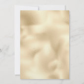 Glam Luxe Gold Glitzer Peace Karte (Rückseite)