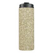 Glam Luxe Gold Glitzer            Thermosbecher (Vorderseite)