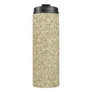 Glam Luxe Gold Glitzer            Thermosbecher