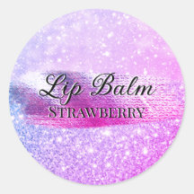 Glam Luxe Lila Beauty-Produkt-Label