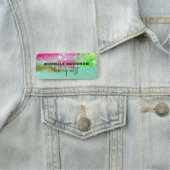 Glam Luxury Trendy Modern Artistic Beruflich Namensschild (Beispiel)