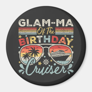 Glam-ma des Geburtstagskreises Magnet