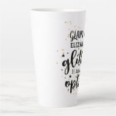 GLAM-MA Gamour Oma Glitzer immer Option FUN Milchtasse (Vorderseite)