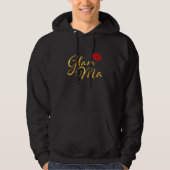 Glam Ma Glamour Granny Nana Grandmütter Red Lip Hoodie (Vorderseite)