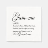 GLAM MA Oma Definition Serviette (Vorderseite)