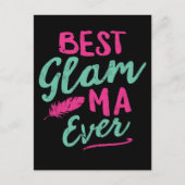 Glam-Ma Oma Mütter Day Postkarte (Vorderseite)