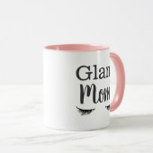 Glam Mama Eyelashes Tasse (VorderseiteRechts)