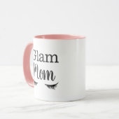 Glam Mama Eyelashes Tasse (Vorderseite Links)