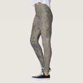 Glam Marble Granite Shimmer Eleganter Designer Sti Leggings (Links)