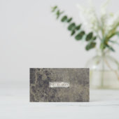 Glam Marble Granite Shimmer Eleganter Designer Sti Visitenkarte (Stehend Vorderseite)