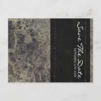 Glam Marble Granite Shimmer Save the Date elegant