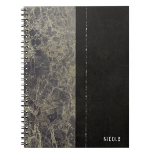 Glam Marmor Granit Schimmer Eleganter Designer-Sti Notizblock