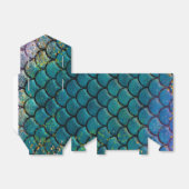 Glam Meerjungfrau Fischskala Aquamarine Lila Golds Geschenkschachtel (Ungefaltet)