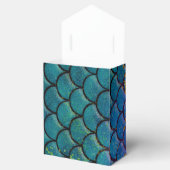 Glam Meerjungfrau Fischskala Aquamarine Lila Golds Geschenkschachtel (Geöffnet)