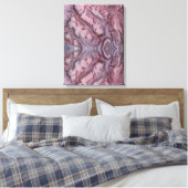 Glam Metal II Stretched Canvas Print Leinwanddruck (Insitu (Schlafzimmer))