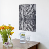 Glam Metal Silver Foil Print Foliendrucke (Ablage(Küche))