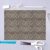 Glam Metallic Small Leopard Print Seidenpapier (Handwerk)