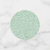 Glam Mint Glitzer Konfetti (Klein Vorderseite)