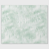 Glam Mint Zebra Print Geschenkpapier (Flach)