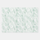 Glam Mint Zebra Print Geschenkpapier Set (Vorderseite 2)