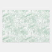 Glam Mint Zebra Print Geschenkpapier Set (Vorderseite)