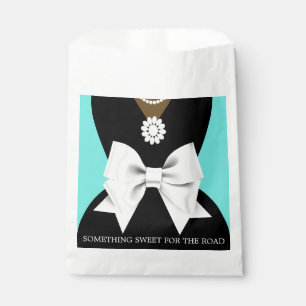 Glam Modern Aqua Aquamarine Ethische Tiffany Babyd Geschenktütchen