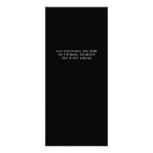 Glam Modern Ink Wirbel | Menü "Salon Price List" (Hinten)