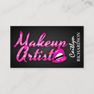 Glam Monogram Visagist Visitenkarte