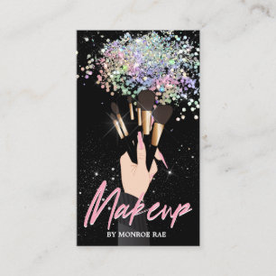 Glam MUA Beautician Beauty Salon Makeup Artist Visitenkarte