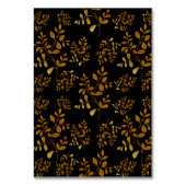 Glam Mystical Black Gold Clouds Moon Wedding Tischnummer (Rückseite)