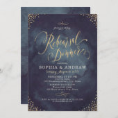 Glam-Nachtgold-Probe Einladung (Vorne/Hinten)