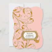 Glam Old Hollywood Regency Black Krawatte Event St Einladung (Vorderseite)