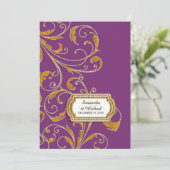 Glam Old Hollywood Regency Black Krawatte Event St Einladung (Stehend Vorderseite)