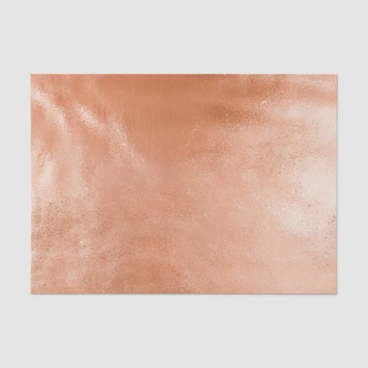 Glam Orange Peach Spice Geburtstag Seidenpapier (Vorderseite)