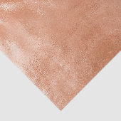 Glam Orange Peach Spice Geburtstag Seidenpapier (Ausschnitt)