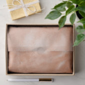 Glam Orange Peach Spice Geburtstag Seidenpapier (Geschenk)
