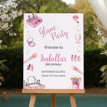 Glam Party Girl Beauty Wellness-Center Begrüßung
