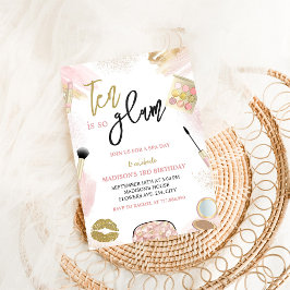 Glam Party Girl Makeup Wellness-Center 10. Geburts Einladung