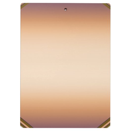 Glam Personalisiert Klemmbrett (Rückseite)