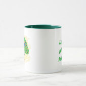Glam-Pfau-Wortwitz-Design-Tasse Tasse (Zentrum)
