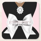 Glam Pink Ethnic Extravagant Tiffany Thema Kinderd Rechteckiger Pappuntersetzer (Vorderseite)