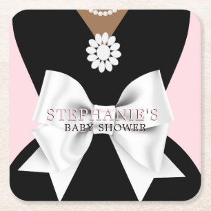 Glam Pink Ethnic Extravagant Tiffany Thema Kinderd Rechteckiger Pappuntersetzer